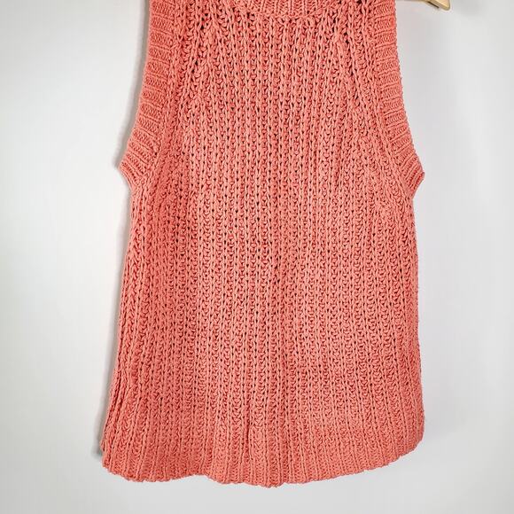 Moth Anthropologie Chunky Cotton Sleeveless Sweater Great condition Size Large - Picture 9 of 11